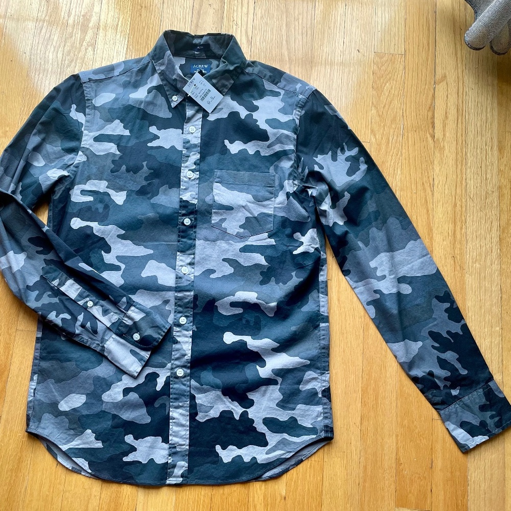 NEW J. CREW LONG SLEEVE SHIRT SIZE S SLIM FIT